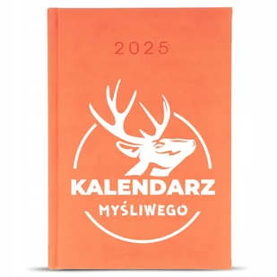 KALENDARZ A5 2025 Pomarańcz Książkowy Na Prezent Zawody Dla MYŚLIWEGO Wzory - Notesy i bloczki - miniaturka - grafika 1