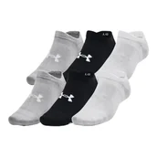 Skarpetki damskie - Skarpetki Under Armour Essential No Show 6pk Black / Black / Halo Gray XL - miniaturka - grafika 1