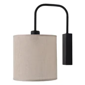 Lampy ścienne - Lampa ścienna Lamego 4046 Shilo do kuchni abażur tuba beżowa - miniaturka - grafika 1