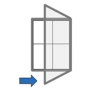 B2B Partner Zewnętrzna gablota jednodrzwiowa, 550 x 700 mm H 40 4 700x550 - Gabloty - miniaturka - grafika 1