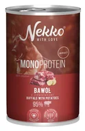 Mokra karma dla psów - NEKKO Mono Adult Bawół i ziemniaki 400g (puszka) - miniaturka - grafika 1