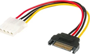 Akasa Molex - SATA, 0.15m, Wielokolorowy AK-CBPW03-KT02 - Kable komputerowe i do monitorów - miniaturka - grafika 1