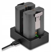 Ładowarki do telefonów - Ładowarka wraz z dwoma akumulatorami do wideodomofonów DOORBELL 2,3,4. - miniaturka - grafika 1