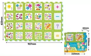 Mata Kwiatowe Numery 24 Elementy - - Gry planszowe - miniaturka - grafika 2