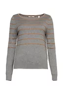 Swetry damskie - ESPRIT Sweter damski, 037/Medium Grey 3, L - miniaturka - grafika 1