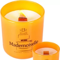 Świece - Świeca W Szkle Mademoiselle (Kolor Szkła Pomarańczowy) Sw011 Deco4Home - miniaturka - grafika 1