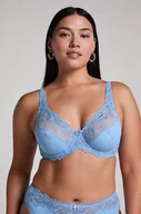 Biustonosze - Hunkemöller Biustonosz nieusztywniany z fiszbinami Diva Niebieski - miniaturka - grafika 1