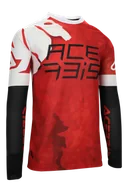 Odzież motocyklowa - Bluza Cross Acerbis J Windy Vent Watermark Czerwony/Złamany BiałyXL - miniaturka - grafika 1