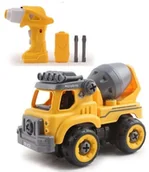 Samochody i pojazdy dla dzieci - Cement mixer R/C DIY with sound - miniaturka - grafika 1