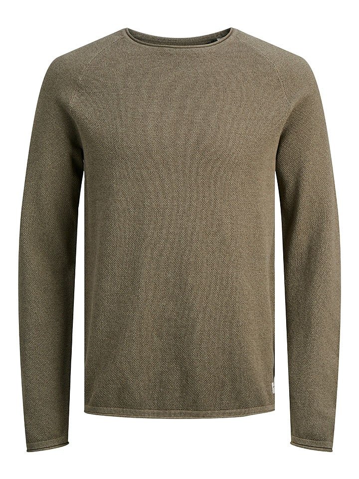 Jack & Jones Sweter w kolorze szarobrązowym