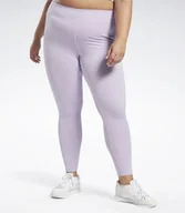 Legginsy - Reebok Plus Legginsy Sportowe Fioletowe 3X/S Y2R - miniaturka - grafika 1
