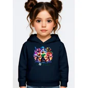 Bluzy dla dziewczynek - BLUZA DZIECIĘCA Z KAPTUREM ROBLOX 122-128 DLA DZIECKA PREZENT - miniaturka - grafika 1