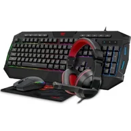Zestawy myszka + klawiatura - HAVIT Gamenote KB501CM Czarno-Czerwony - miniaturka - grafika 1