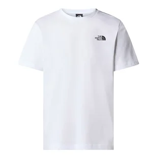 Koszulka The North Face Redbox 0A87NPFN41 - biała - Koszulki męskie - miniaturka - grafika 1