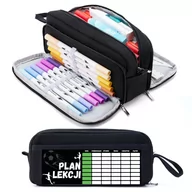 Piórniki - PIÓRNIK SZKOLNY TUBA SASZETA PLAN LEKCJI DUŻY ROZKŁADANY USZTYWNIANY [PR1-WZ1] - miniaturka - grafika 1