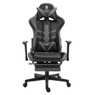 Fotele gamingowe - Fotel gamingowy GHOST SIX, szary, 132x70x133 cm - miniaturka - grafika 1