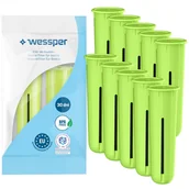 Wkłady filtrujące - 10X Wkład / Filtr Wessper (Zamiennik) Do Butelek Filtrujących Dafi Limonkowy - miniaturka - grafika 1
