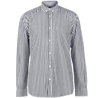 Pierre Cardin Bold granatowo-biała koszula w paski, Rozmiar S