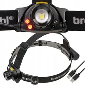 Latarki - Latarka czołowa Brennenstuhl 400 lm LED ładowalna z czujnikiem SL 401 AF - miniaturka - grafika 1