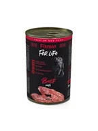 Mokra karma dla psów - FITMIN - For life wołowina dla psa puszka 400g - miniaturka - grafika 1