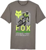 Koszulki męskie - t-shirt FOX (PRO CIRCUIT) PREMIUM TEE Heather Graphite Grey - miniaturka - grafika 1