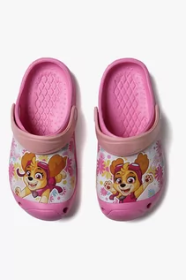 Buty dla dziewczynek - Klapki na lato - różowe Psi Patrol - grafika 1