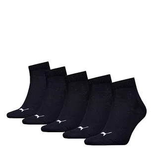PUMA 100003577 Unisex Plain Quarter Skarpetki, Czarny, 43-46 - Skarpetki męskie - miniaturka - grafika 1