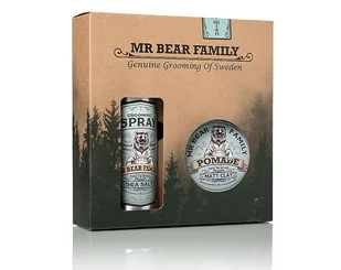 Mr Bear Family Kit Spray and Pomade Springwood (200+100ml) - Zestawy kosmetyków męskich - miniaturka - grafika 1
