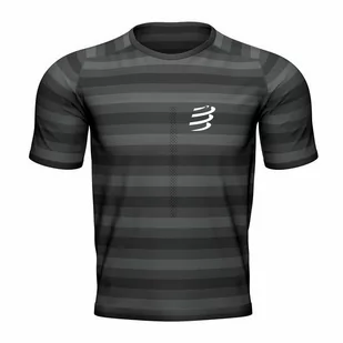 COMPRESSPORT Koszulka biegowa PERFORMANCE SS T-SHIRT czarny - Koszulki sportowe męskie - miniaturka - grafika 6