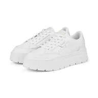 Moda i Uroda OUTLET - Buty damskie Puma MAYZE STACK LTHR białe 38441201-40 - miniaturka - grafika 1