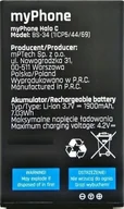 Baterie do telefonów - Oryginalna bateria do myPhone Halo C BS-34 1900mAh - miniaturka - grafika 1