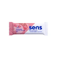 Batony proteinowe - SENS Baton proteinowy z mąki ze świerszczy Pleasure 40 g wiśnia gorzka czekolada - miniaturka - grafika 1