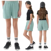 Spodenki damskie - Spodenki szorty 4F krótkie DRESOWE dziecięce dziewczęce na lato 122/128 - miniaturka - grafika 1