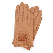 Rękawiczki - Damskie rękawiczki skórzane samochodowe - miniaturka - grafika 1