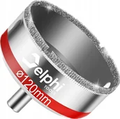 Otwornice - OTWORNICA DIAMENTOWA 120mm KORONKA GALWANICZNA DO GRESU PŁYTEK GLAZURY - miniaturka - grafika 1