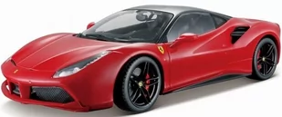 Bburago 15616905R - 1:18 Ferrari Signature Series Ferrari 488 GTB pojazd, czerwony - Kolekcjonerskie modele pojazdów - miniaturka - grafika 1