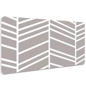 Podkładki na biurko - Mata z nadrukiem na biurko Wzór w jodełkę 100x50 cm, Dywanomat - miniaturka - grafika 1