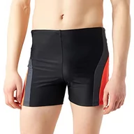 Kąpielówki męskie - Haute pression Męskie stroje kąpielowe, Czarny/Czerwony/Szary, 52 - miniaturka - grafika 1