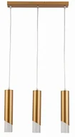 Lampy sufitowe - Hardin - lampa wisząca 3 płomienna złoty malowany 342303-09 - miniaturka - grafika 1