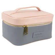 Kosmetyczki, organizery i kuferki - Kosmetyczka damska podróżna duża różowa kuferek Captain Mike - miniaturka - grafika 1