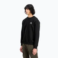 Bluzy męskie - Bluza męska Alpha Industries Basic Small Logo black - miniaturka - grafika 1