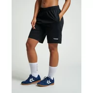 Piłka ręczna - Spodenki bawełniane sportowe damskie Hummel Go Cotton Bermuda Shorts Woman - miniaturka - grafika 1