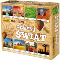 Adamigo ODKRYJ ŚWIAT - memory - Gry planszowe - miniaturka - grafika 1