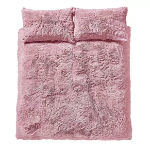 Różowa pościel z mikropluszu Catherine Lansfield Cuddly, 135x200 cm - Pościel - miniaturka - grafika 1
