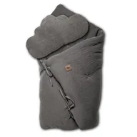 Pościel dla dzieci - Hi Little One - Kołderka z podusią i Rożek z oddychającej bawełny organicznej GOTS QUILT BABY HORN IRON - miniaturka - grafika 1