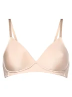 Biustonosze - Triumph Biustonosz bez fiszbin - Soft Sensation P Kobiety beżowy jednolity, 75A - miniaturka - grafika 1