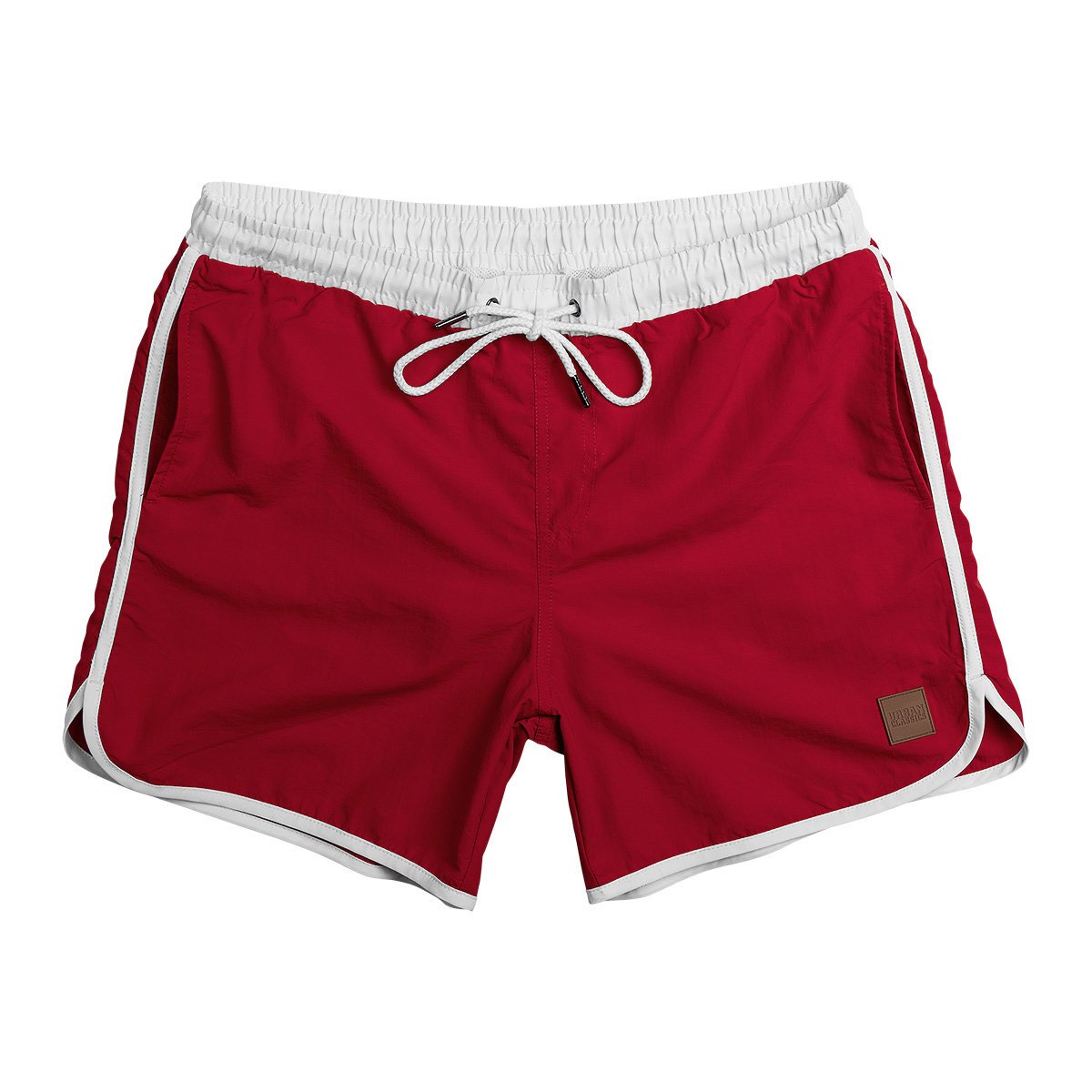 spodenki kąpielówki URBAN - RETRO RED-L
