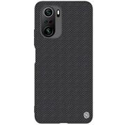 Etui i futerały do telefonów - Nillkin Textured Case wytrzymałe wzmocnione etui z żelową ramką i nylonem na tyle Xiaomi Redmi K40 Pro+ / K40 Pro / K40 / Poco F3 / Mi 11i czarny - miniaturka - grafika 1