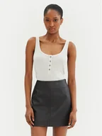 Koszulki i topy damskie - PINKO Top 104649 A2CQ Szary Regular Fit - miniaturka - grafika 1