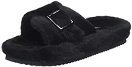 Kapcie damskie - flip*flop Damskie kapcie typu furbuckle, czarne, 42 EU - miniaturka - grafika 1